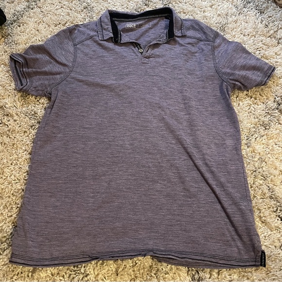 BKE Other - BKE Men's Heathered Gray Polo Shirt